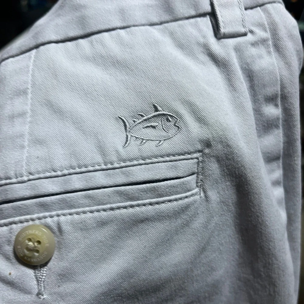 Southern Tide‎ Mens Shorts Size 36 Light Gray Coastal Casual